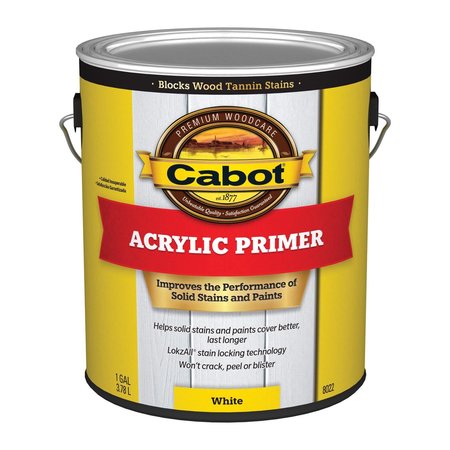CABOT Acrylic Primer White Acrylic Primer 1 gal 140.0008022.007